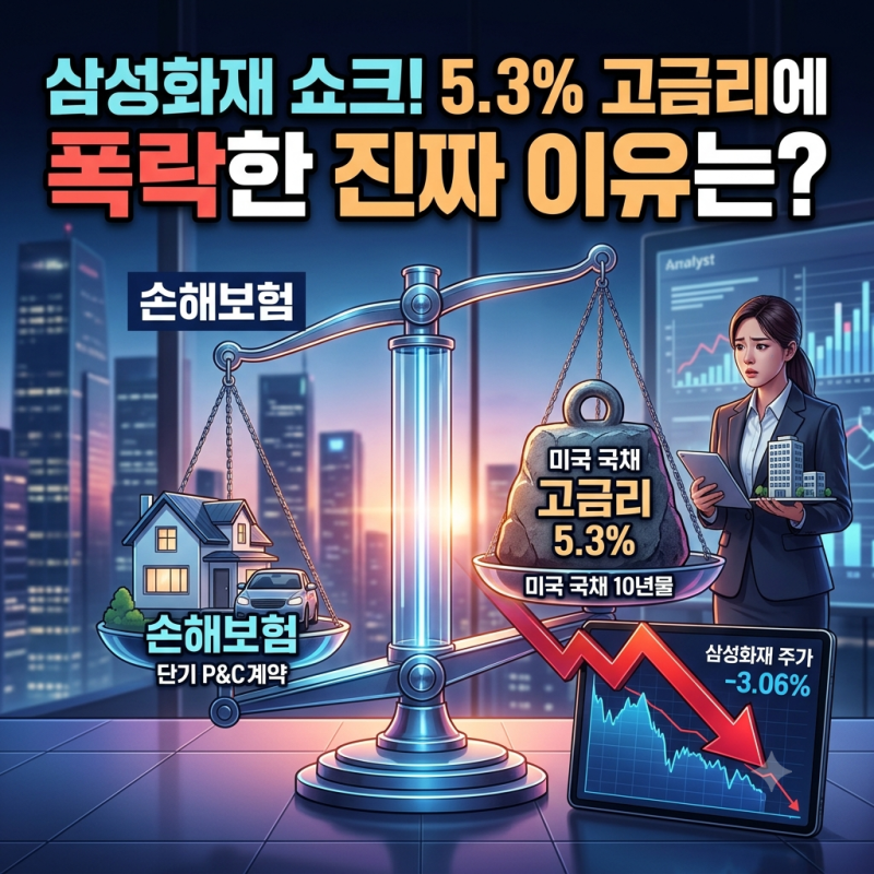 삼성화재 주가 전망 "손해보험과 생명보험은 금리를 다르게 맞는다"