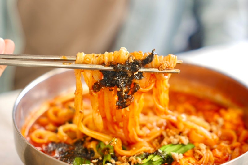 강릉 장칼국수 아침식사 강문해변 애견동반