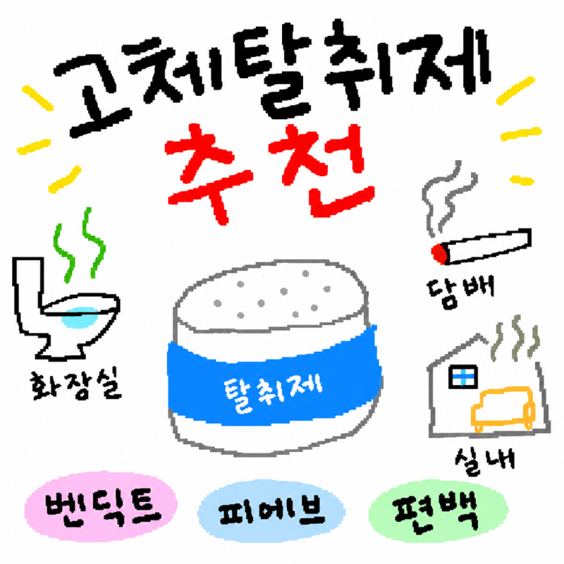 고체탈취제 추천 화장실 담배 실내 냄새제거제 벤딕트 피에브 편백 비교
