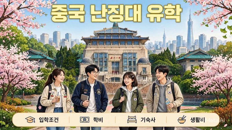 중국 난징대 유학｜입학조건·학비·기숙사부터 대학생활과 난징 생활비까지