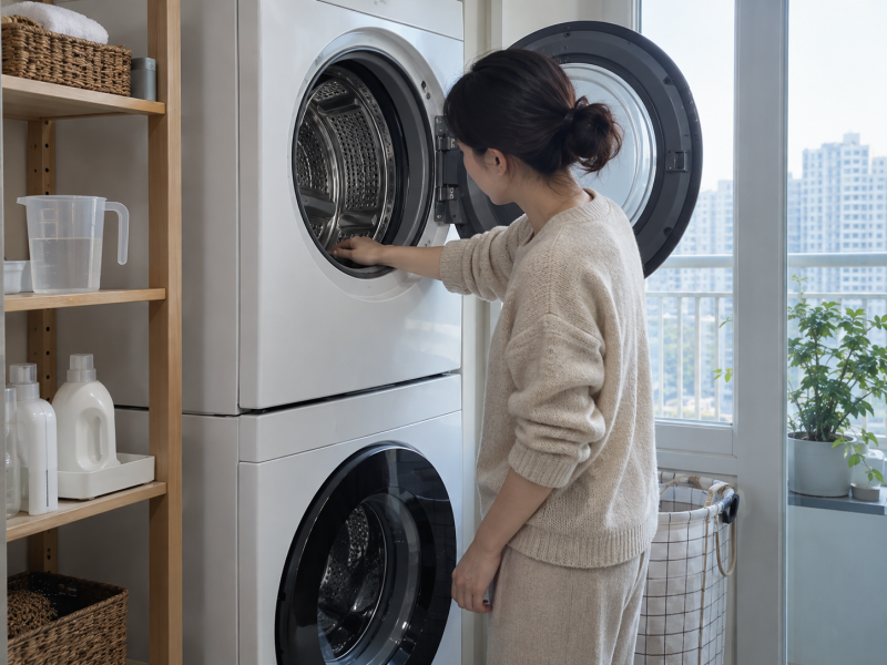 LG 워시타워 콘덴서케어 전에 확인할 필터와 급수 위치