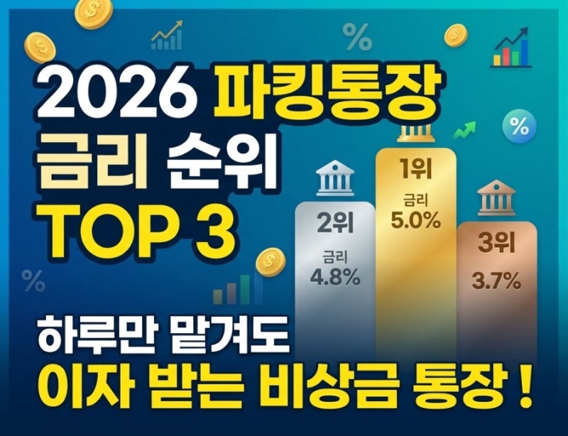 토스 사이다뱅크 파킹통장 금리 조건 및 하루 이자 계산법 총정리