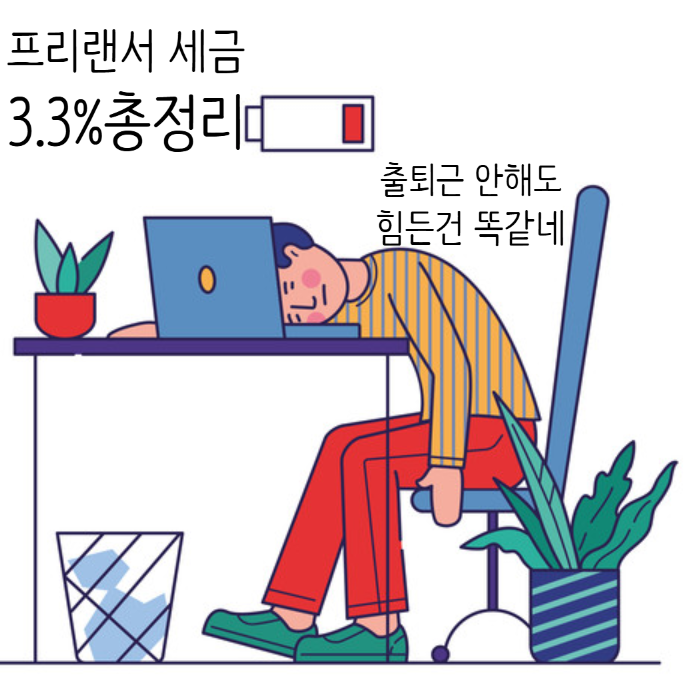 프리랜서 3.3% 원천징수 일반 근로자 세금 비교부터 5월 종합소득세신고까지 총정리