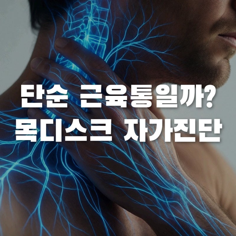 목디스크증상 단순 근육통과 헷갈린다면? 자가진단법 5가지