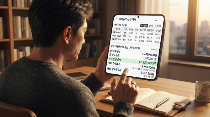 해외주식 양도세 250만원 공제, 직접 계산해보니 140만원 아낀 이유