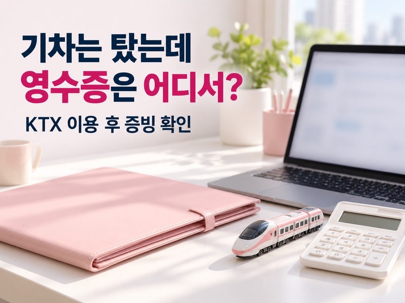 KTX 영수증 발급｜지난 승차권도 출장비 증빙으로 출력할 수 있을까?