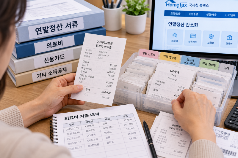 연말정산 의료비 공제, 미리 챙길 서류 총정리