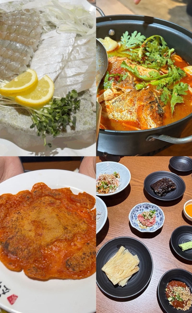 [인천] 구월동 맛집 베테랑종합어시장 인천시청점 | 달달한 생새우회·광어 세트부터 매운탕 ....