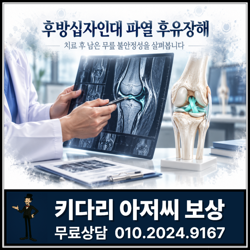 후방십자인대 파열 후유장해, 수술보다 중요한 무릎 동요검사
