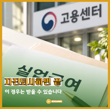 “내 발로 퇴사하면 한 푼도 못 받나?”…실업급여 조건, 자진퇴사도 받을 수 있는 경우