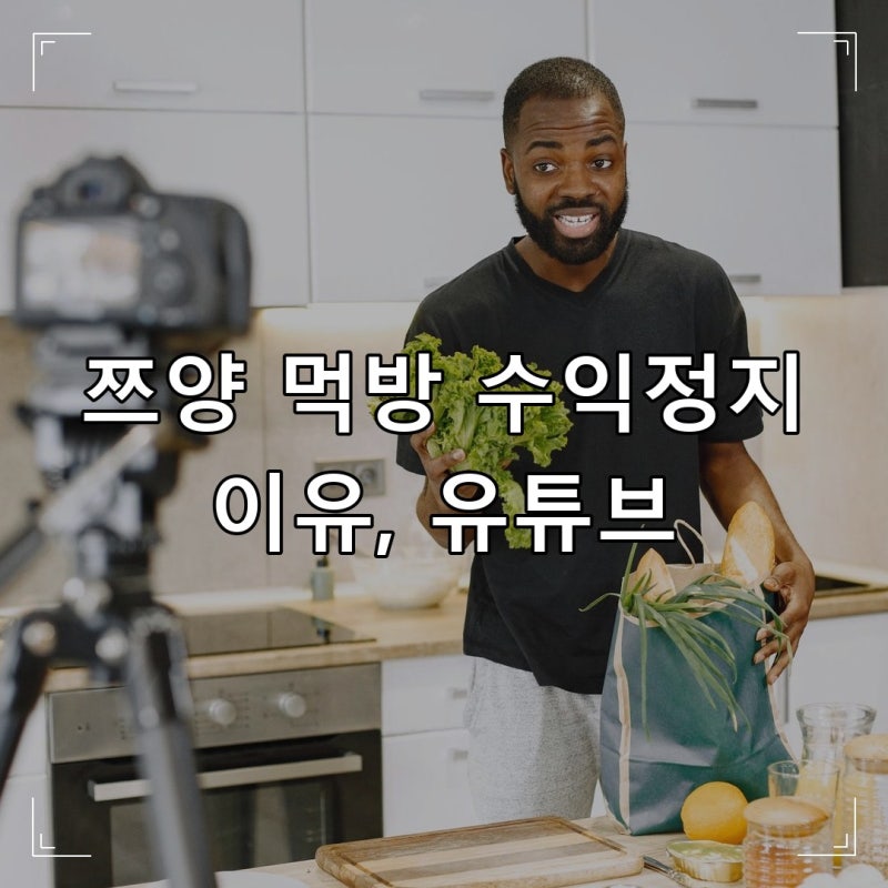 쯔양 먹방 수익정지 이유, 유튜브 섭식장애 가이드라인 강화 핵심 정리
