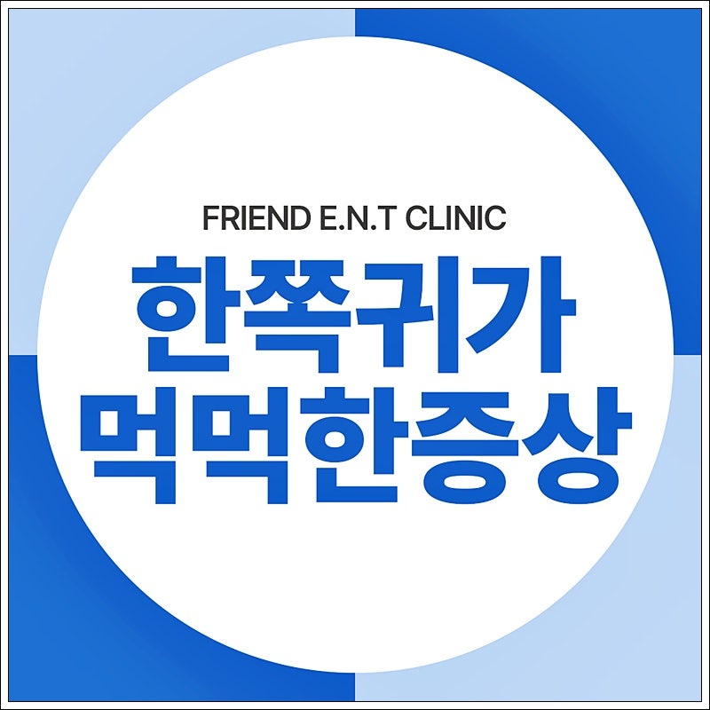 한쪽귀가먹먹한증상 갑자기 말소리가 흐려지는 돌발성난청