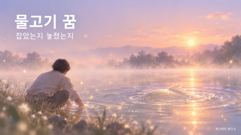 물고기 꿈 해몽, 잡은 꿈·놓친 꿈·죽은 물고기까지
