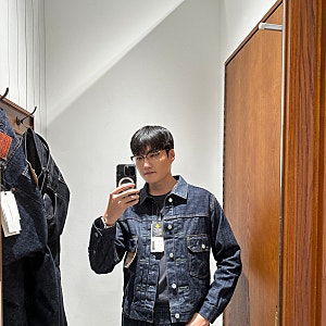 데님셋업 추천, 아웃스탠딩 셀비지 2세대 데님자켓 & 신치백 와이드 팬츠 후기