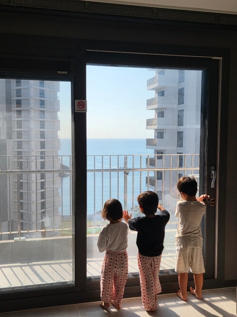 Busan Gijang with Kids: Newsys Osiria Residence Partial Ocean Terrace Suite Two-Room Family Accommodation Review