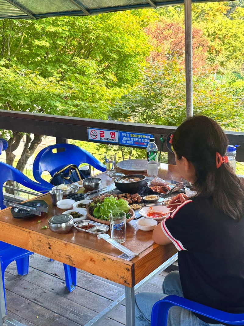 의왕 야외 삼겹살 바베큐 캠핑식당 추천 오케이목장 재방문 후기