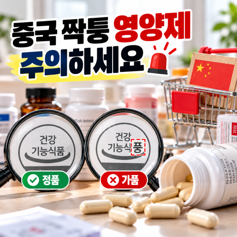 중국 짝퉁 영양제 주의, 유명 제품도 가품 나왔다…온라인 구매 전 확인법