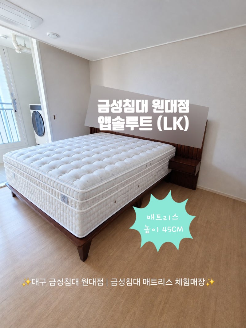 [대구 금성침대 원대점] 달성군 죽곡삼정그린코아더베스트 '앱솔루트 (LK)' 1800 사이즈! 대구 ....