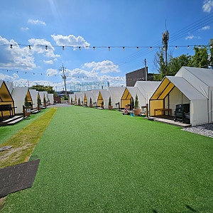 천안 아산 캠핑 식당 추천｜'숮숮' 애견 동반 가능한 야외 바베큐 캠핑 감성 최고!