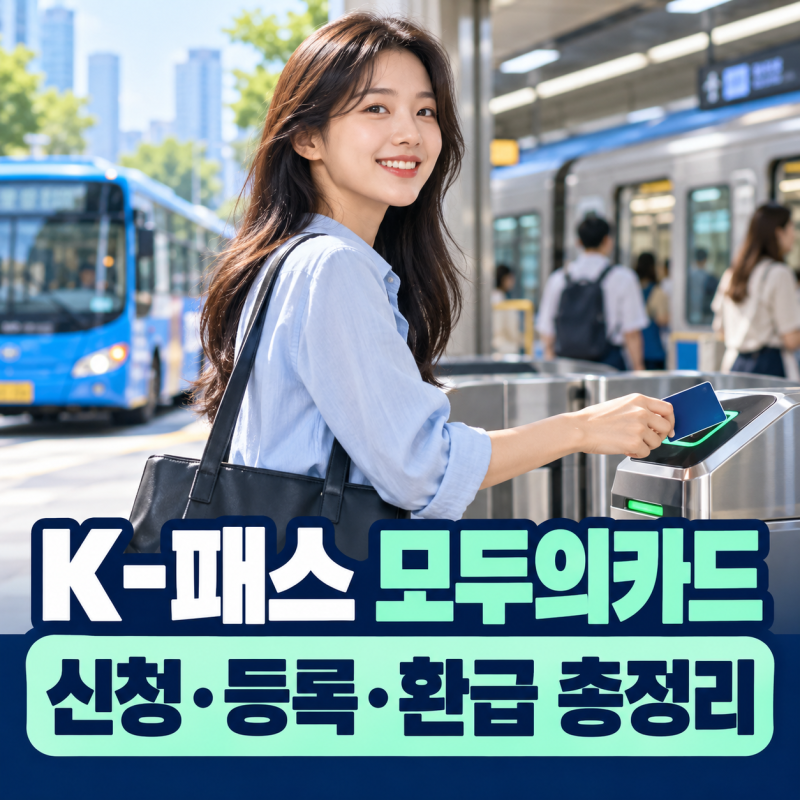K패스 모두의카드 신청 등록 발급 환급 기준 총정리: 방법부터 혜택 변경사항까지!