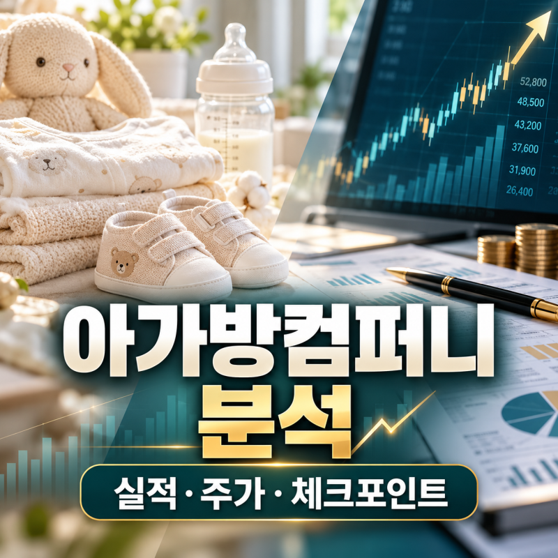 아가방컴퍼니 영업이익 49% 무슨일이?
