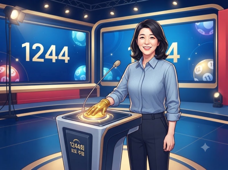 로또 1244회 황금손 김미경 배우! '국민 엄마'가 뽑아주는 행운의 번호