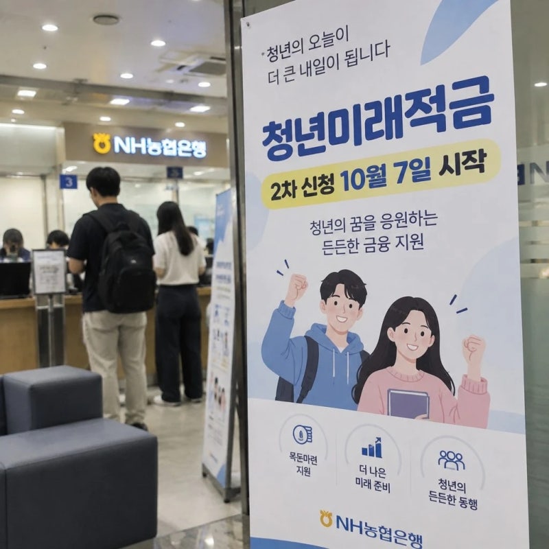 2026 청년미래적금 2차 신청기간 조건 총정리 (10월 7일 시작)