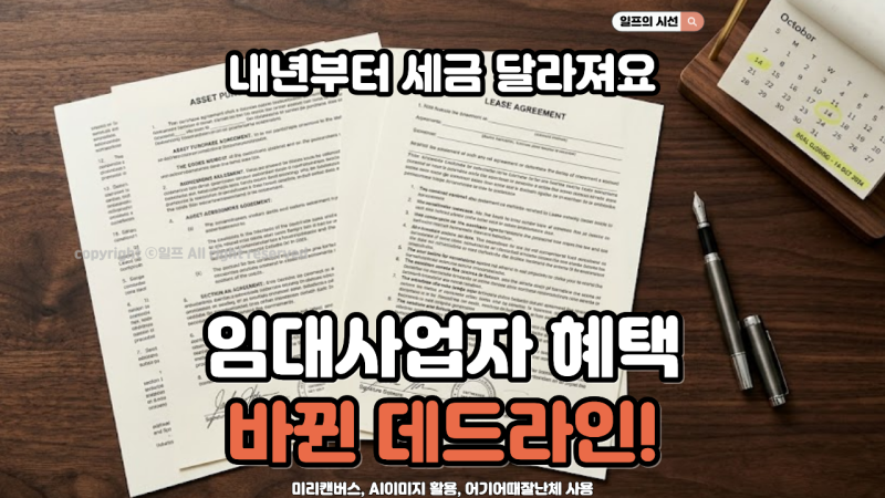 등록임대사업자 아파트 매도 기한 신설? 양도세 중과 피하는 마지노선