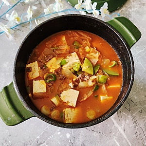 김치 청국장 맛있게 끓이는법 두부 소고기 청국장 찌개 레시피