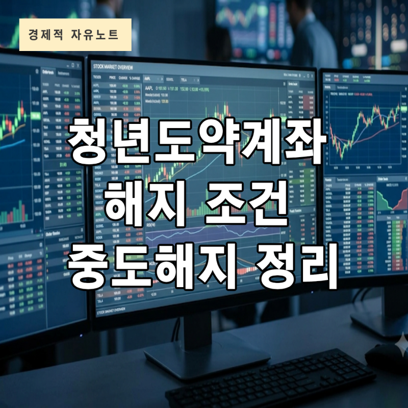 청년도약계좌 해지 조건, 중도해지하면 정부기여금 받을 수 있을까?