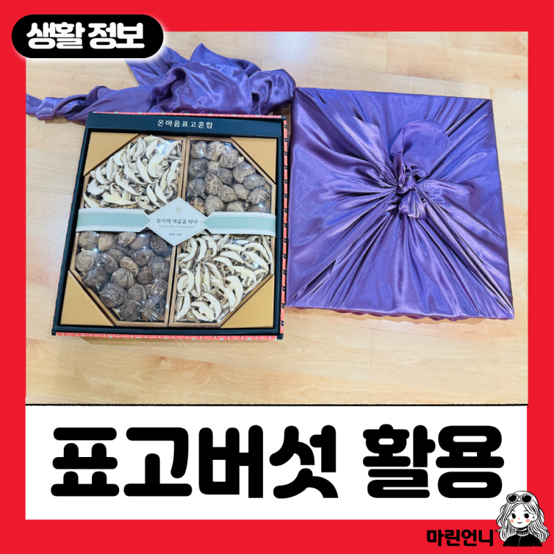 건표고버섯 보관법 어떻게 보관하고 활용하면 좋을까요?