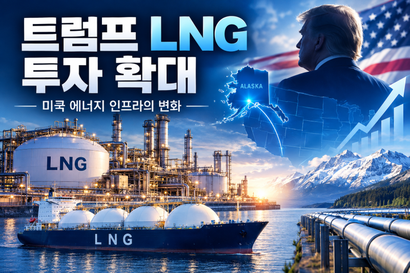 트럼프 알래스카 LNG 관련주 한국 투자 발표에 주목받는 강관·철강·피팅주는?