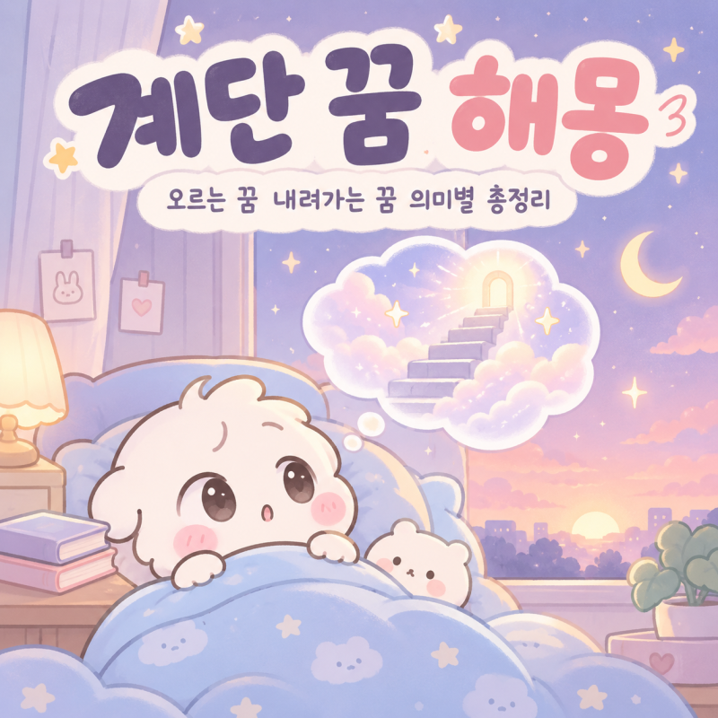 계단 꿈 해몽 오르는 꿈 내려가는 꿈 의미별 총정리
