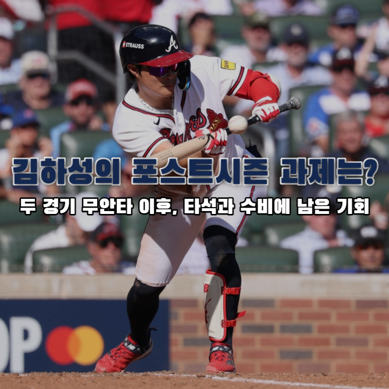 김하성 4년 만의 MLB 포스트시즌 복귀, 애틀랜타 유격수 운영은?