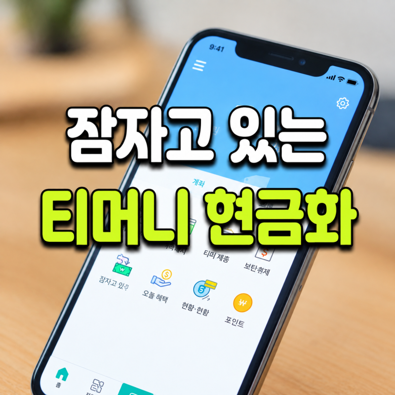 모바일 티머니 T마일리지 현금 전환방법, 수수료 500원의 정체