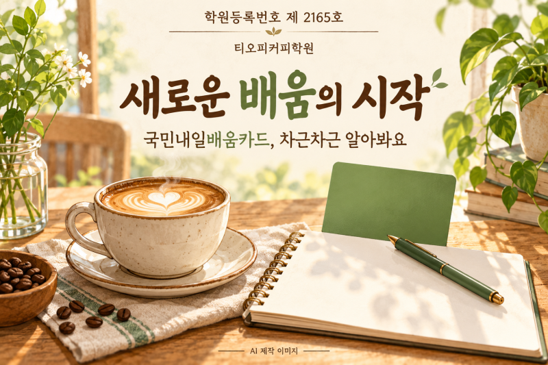 국민내일배움카드 발급 방법｜양산에서 바리스타 배우기, 카드 신청부터 차근차근 ☕