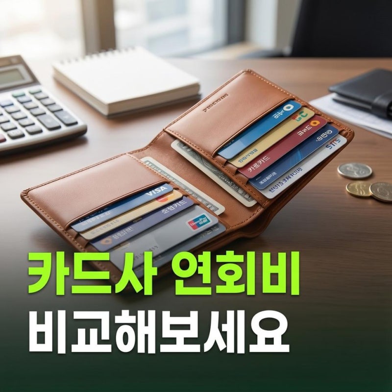 우리은행 국민은행 농협 모두의카드 카드사 연회비 비교하기
