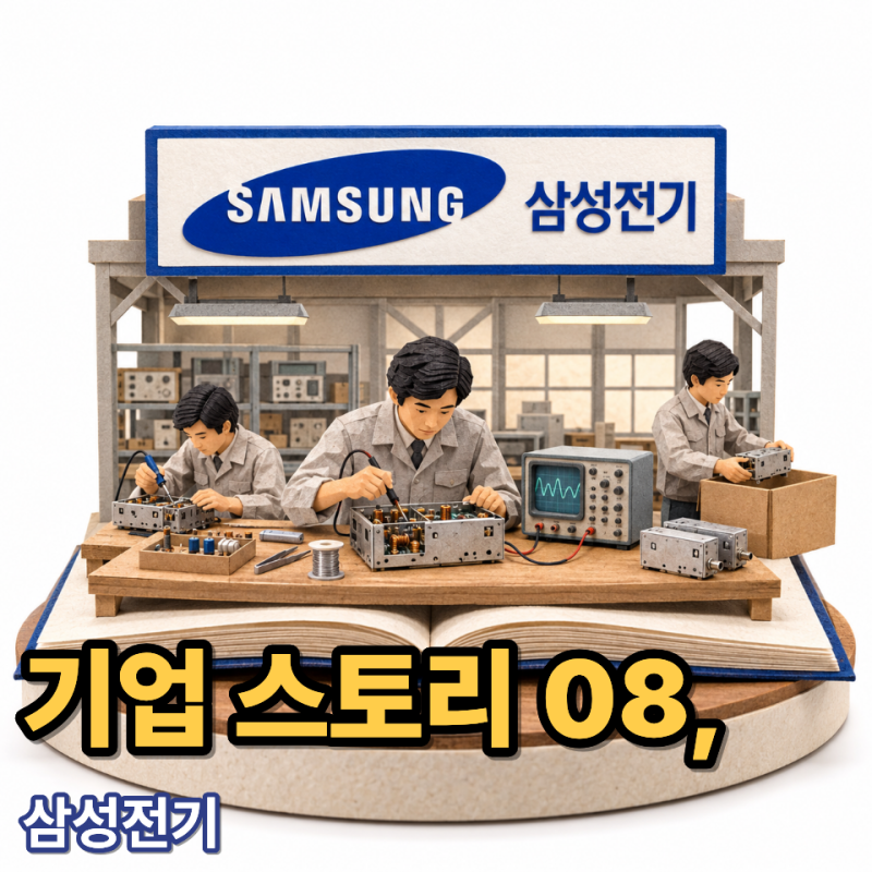 [기업 스토리 08] 삼성전기는 어떻게 TV 부품 국산화에서 AI·전장 핵심부품 기업이 되었을까?