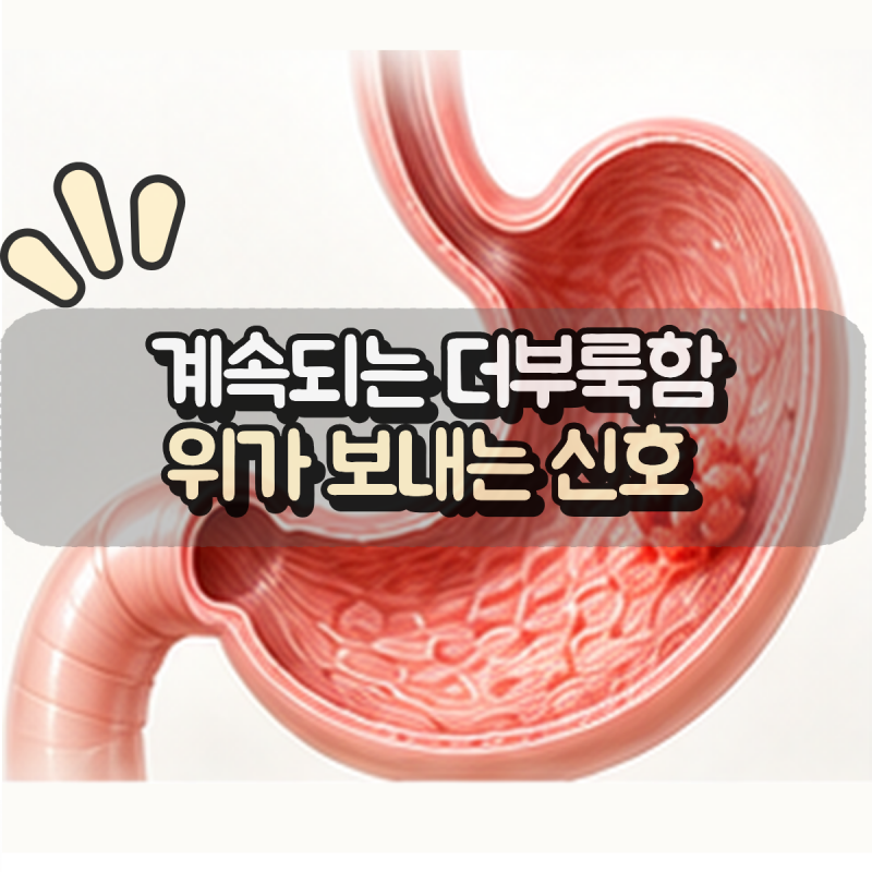 “밥만 먹으면 속이 더부룩한데 위암일까?” 위염과 헷갈리기 쉬운 변화들