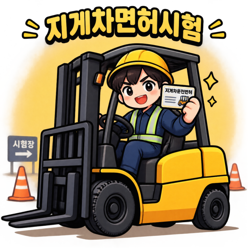 지게차면허시험, 운전만 잘하면 될까? 지게차운전기능사 준비 순서