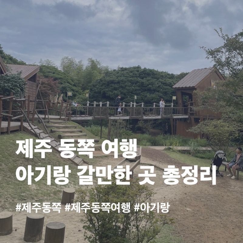 제주 동쪽 아기랑 갈 만한 곳 총정리 | 제주도 며느리가 직접 가본 곳