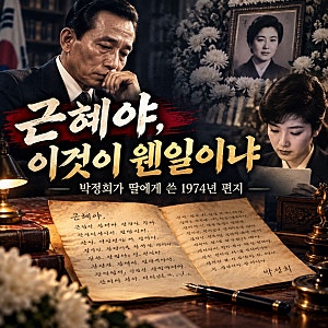 "근혜야, 이것이 웬일이냐" 박정희가 딸에게 쓴 1974년 미공개 편지 전문