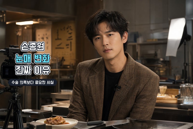 손종원 쌍꺼풀 변화 눈길…수술 의혹보다 먼저 확인해야 할 사실
