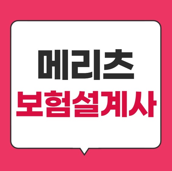 메리츠 보험 설계사 하는법 메리츠 파트너스 부업 후기