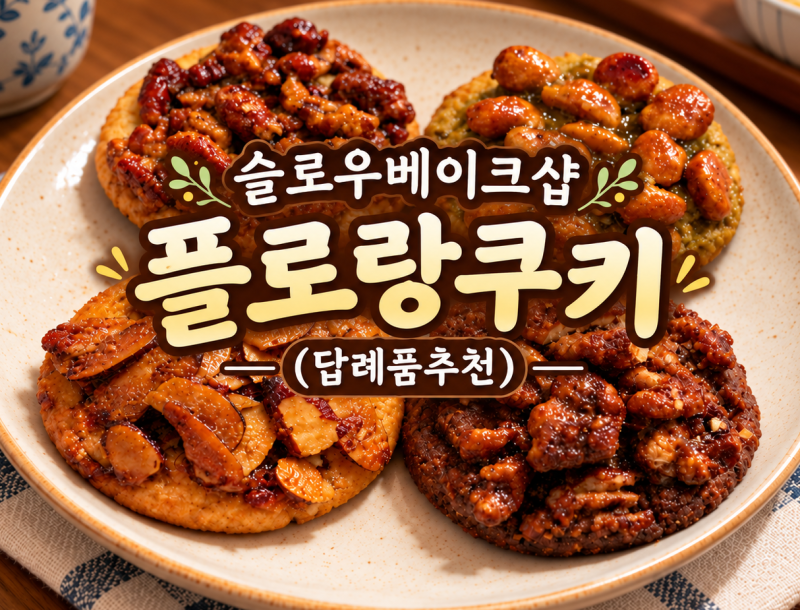 수제쿠키전문 슬로우베이크샵 플로랑쿠키 후기 (feat. 답례품추천)