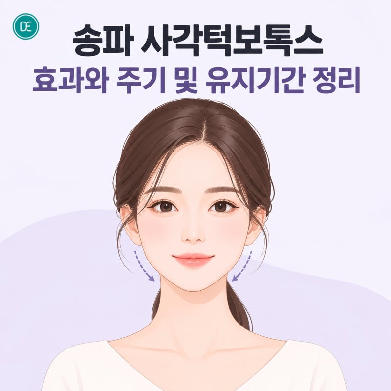 송파 사각턱보톡스 효과와 주기 및 유지기간 정리