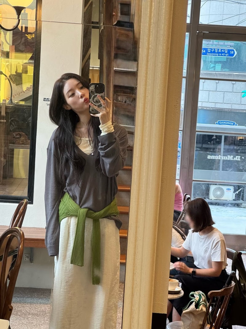 사복장인 차정원, 김나영에게 배우는 비율 좋아 보이는 가을데일리룩