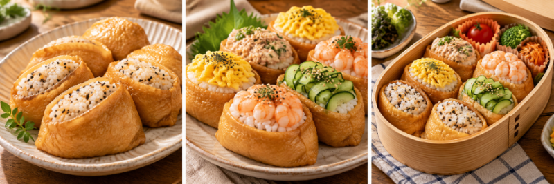 유부초밥 맛있게 만드는 법! 기본 재료부터 토핑·도시락 보관까지