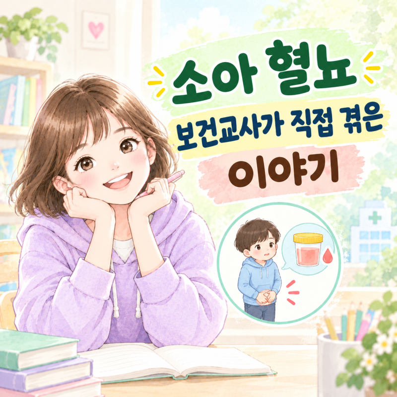 무심코 지나치기 쉬운 소아 혈뇨, 보건교사가 직접 겪은 이야기