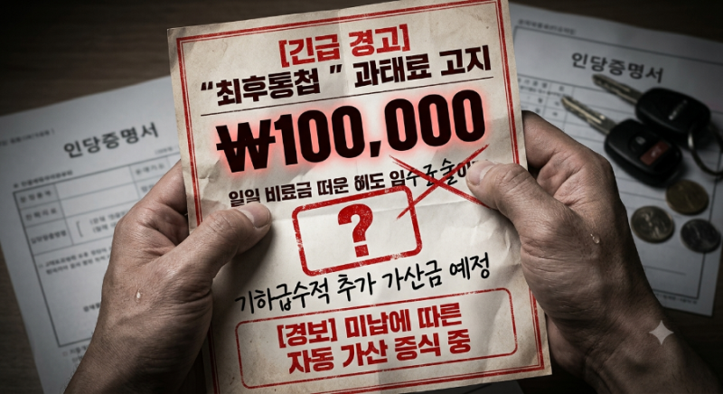“명의이전 미뤘다가 50만원” 과태료 아닌 범칙금, 15일 넘기면 붙는다